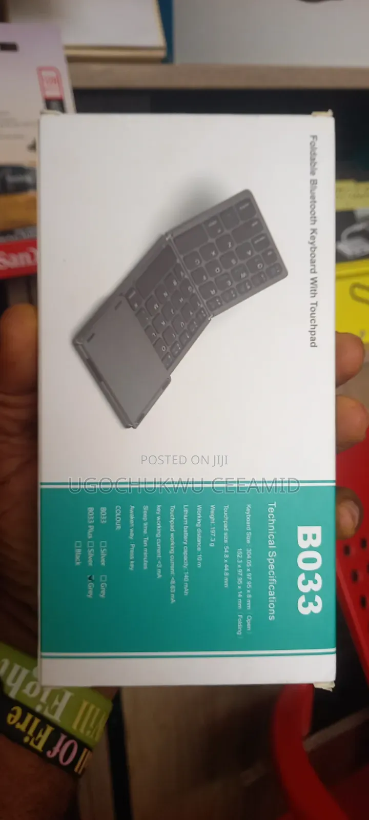 Foldable Keyboard/Touchpad