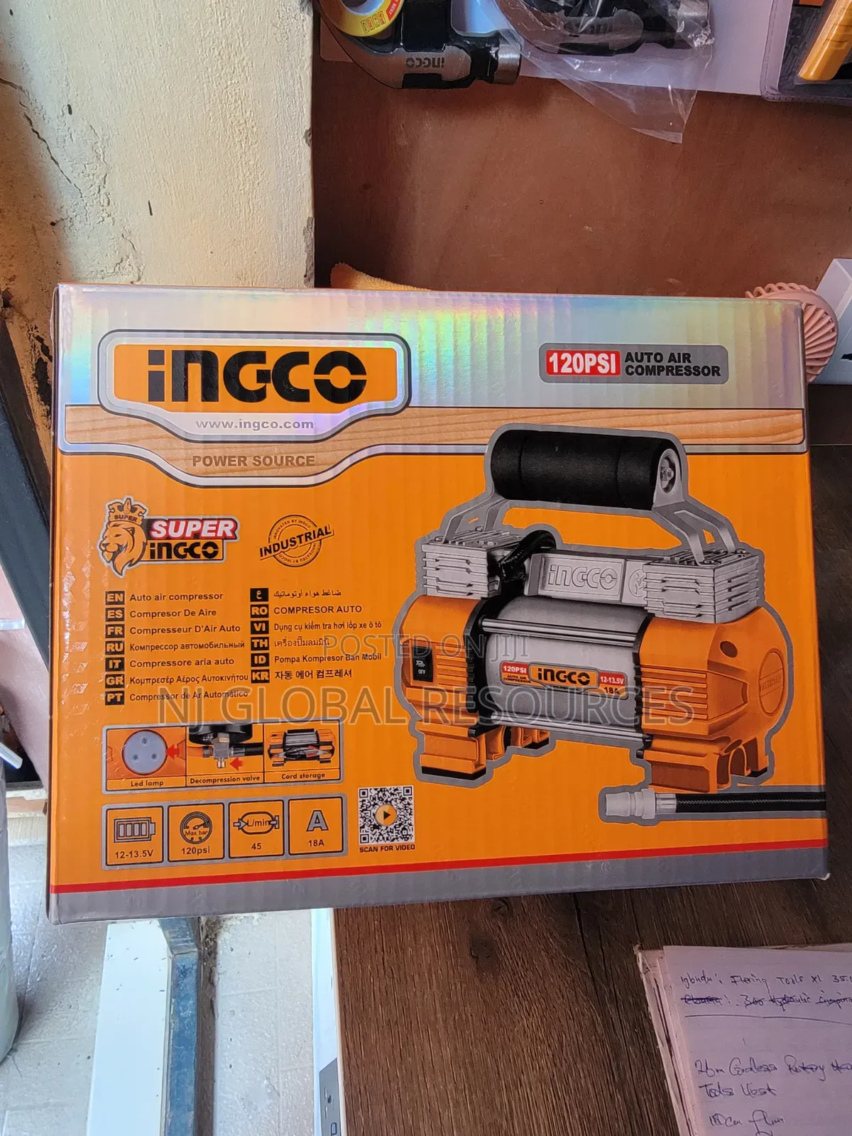 Auto Air Compressor Ingco