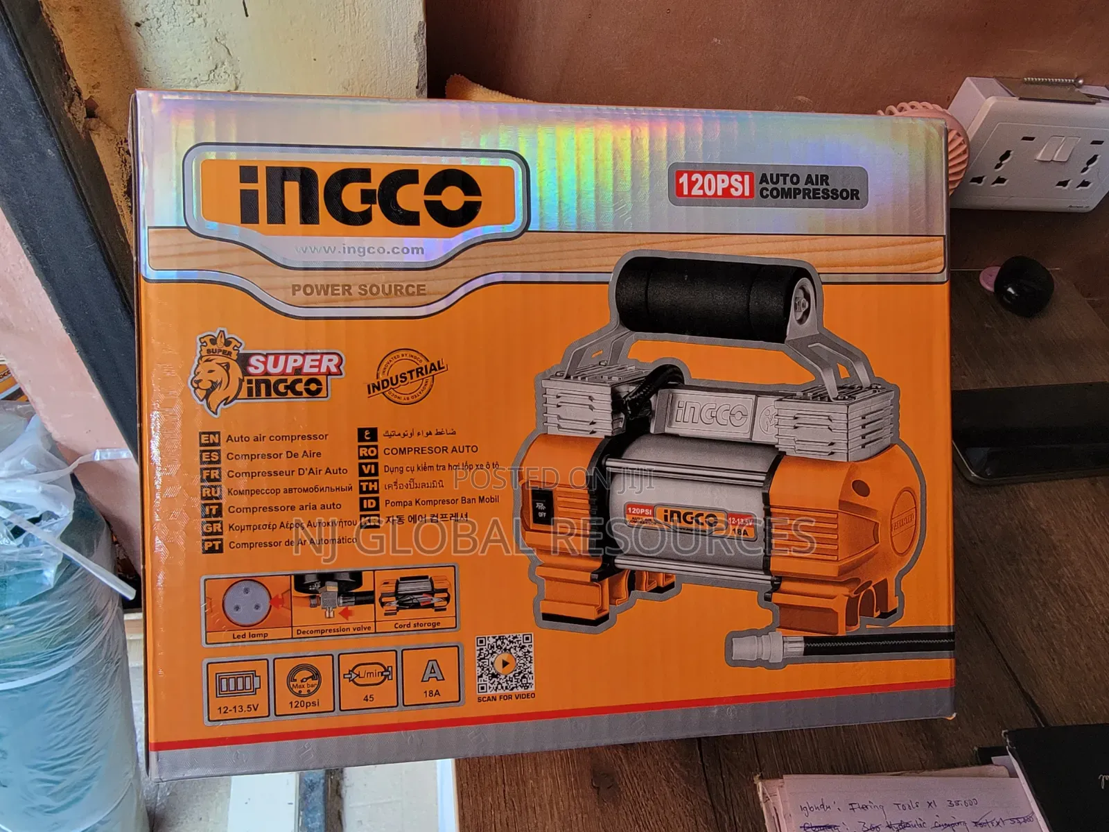 Auto Air Compressor Ingco