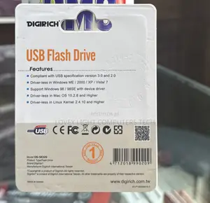 32GB DIGIRISH Sleek Flash Drive