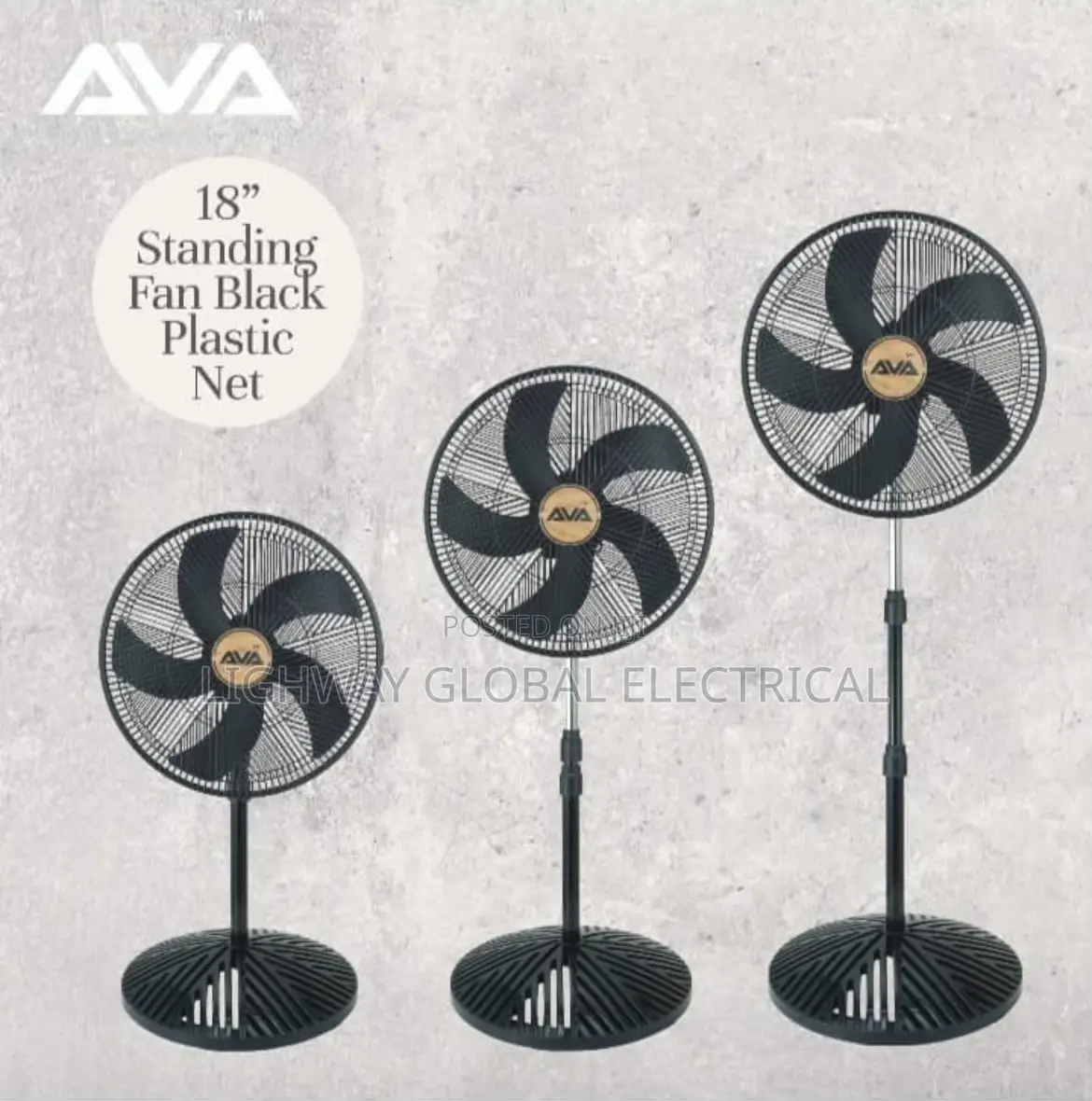 Ava Standing Electric Fan