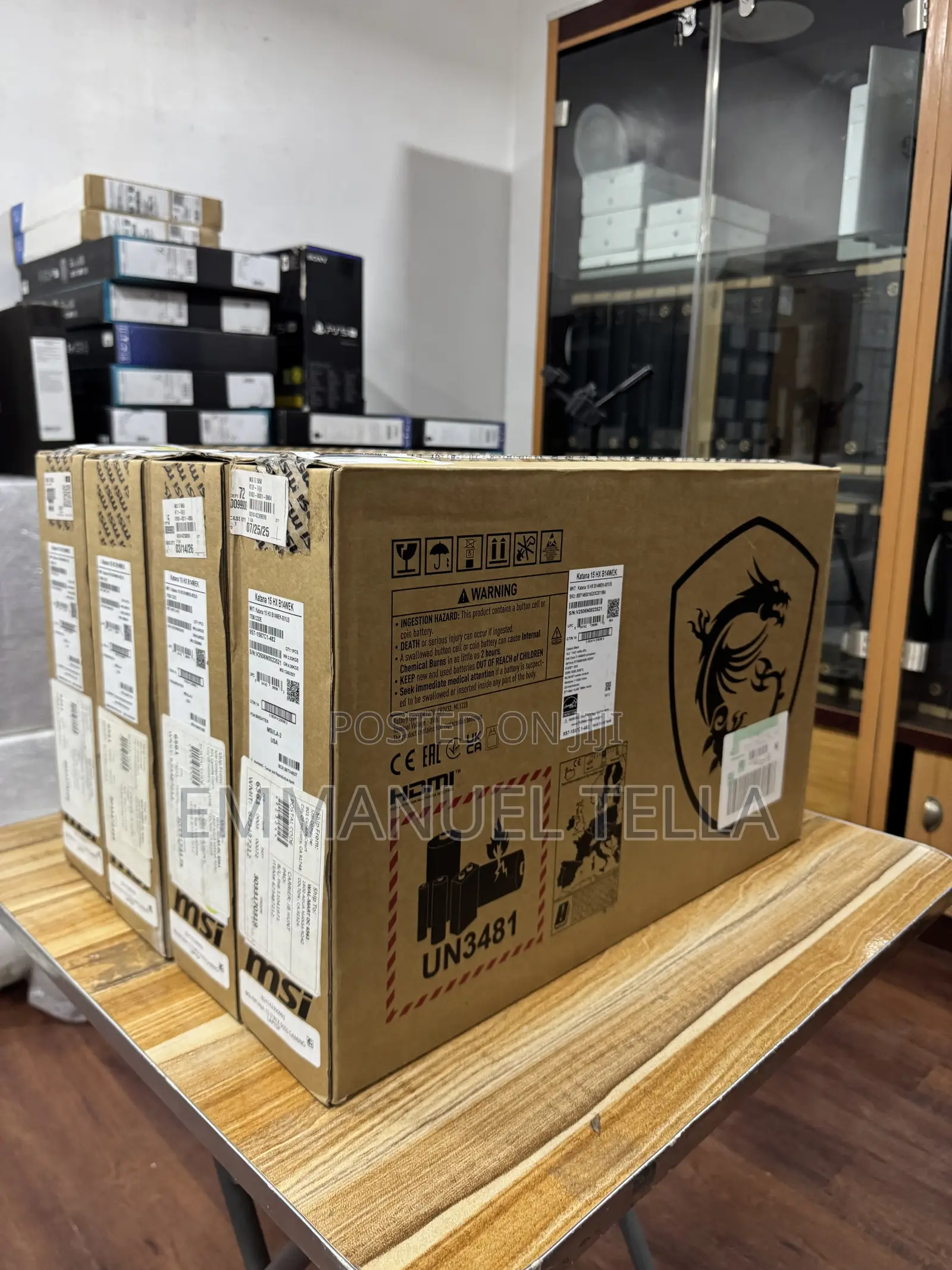 New Laptop MSI Katana 15 16GB Intel Core i7 SSD 512GB