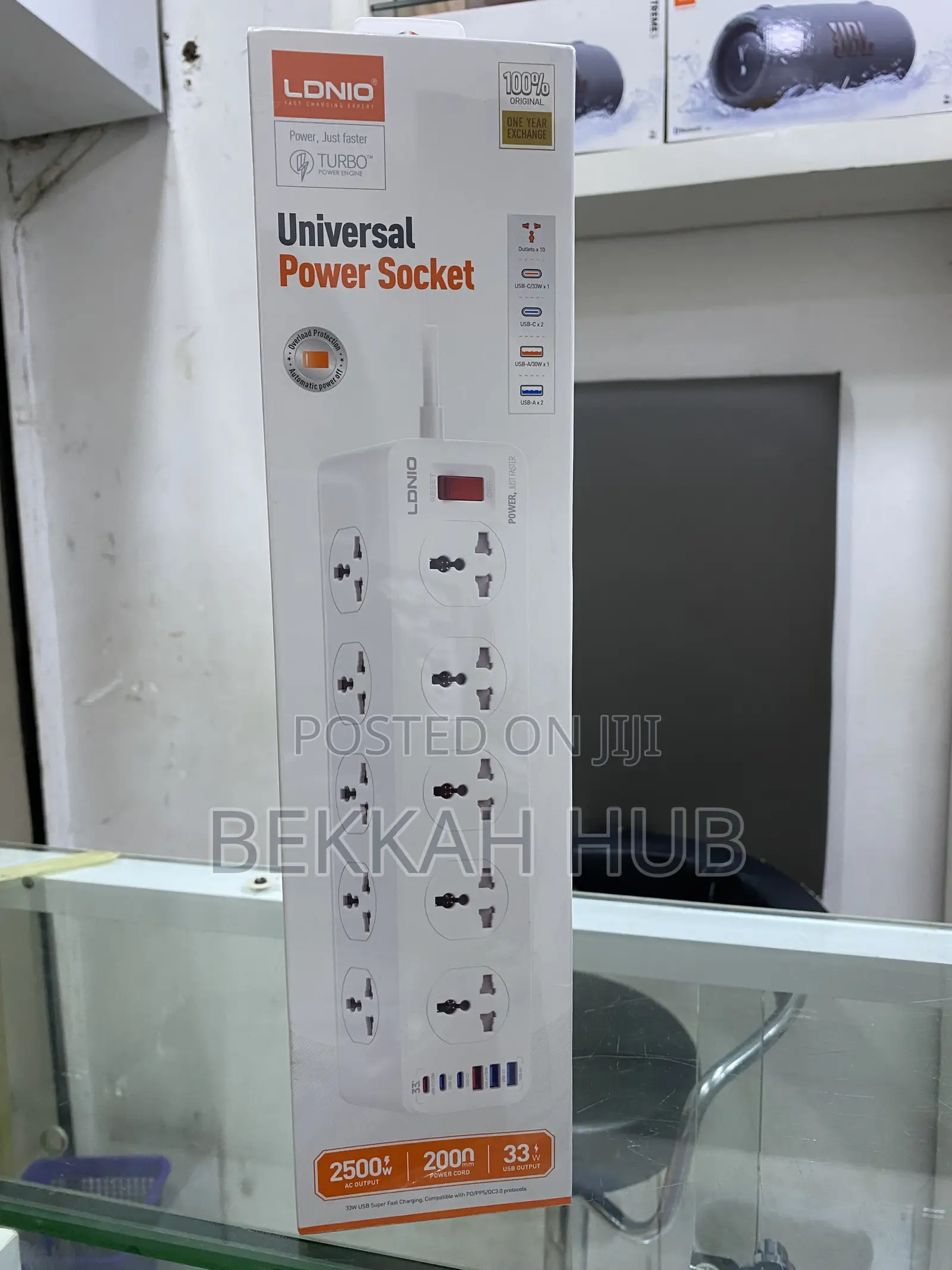 LDNIO Universal Power Socket With USB Fast Charging and 10 Outlet