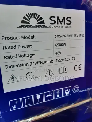 SMS Solar Inverter 6.5kva Parallel
