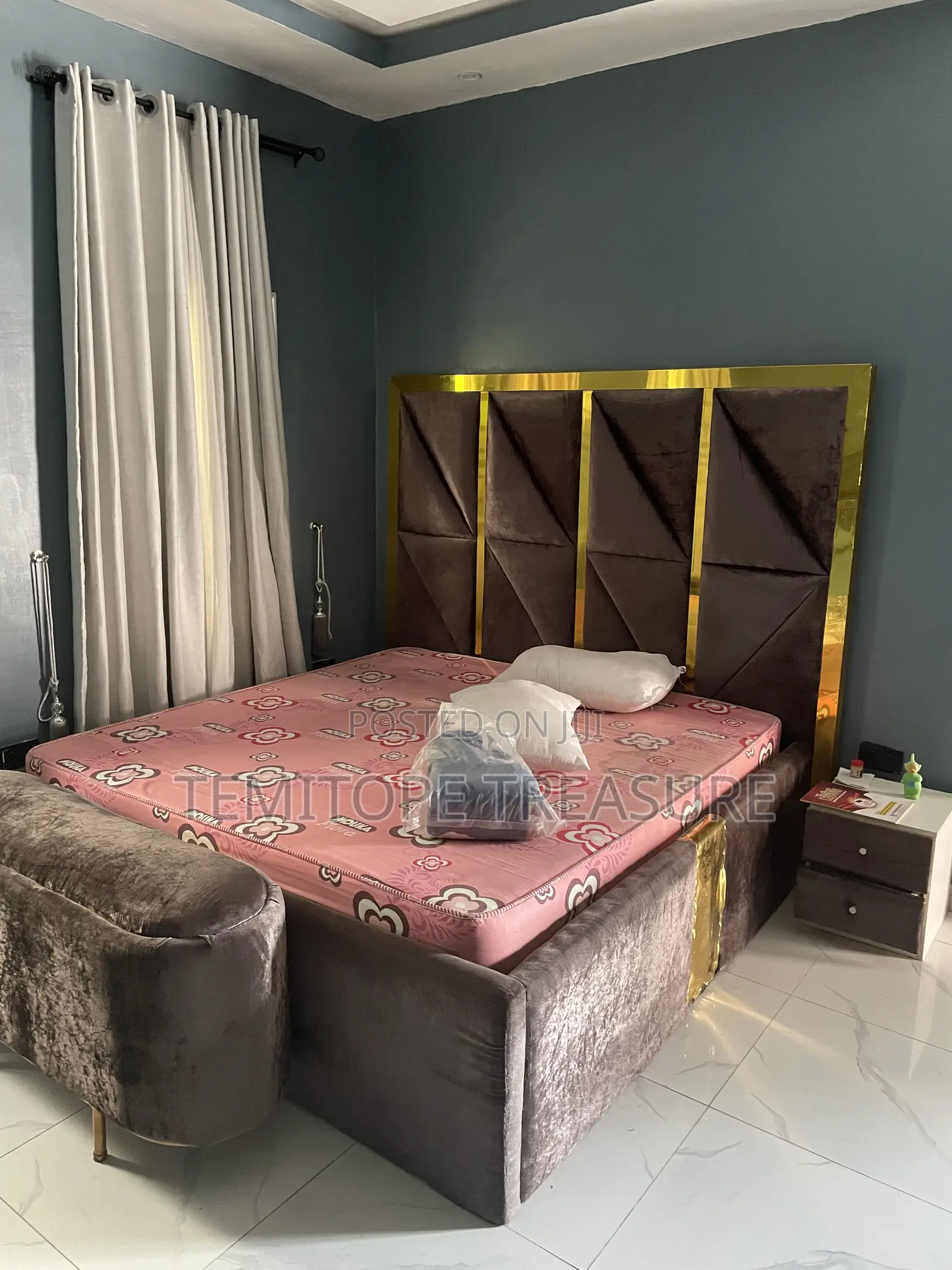 Bed Frame and Bed