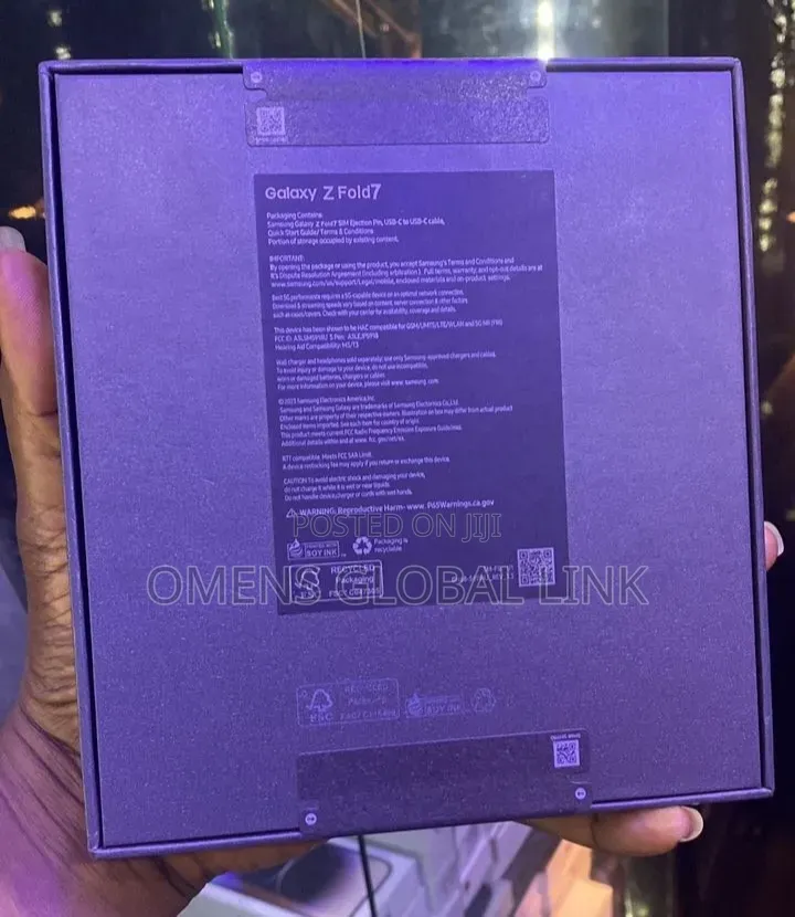 New Samsung Galaxy Z Fold7 512 GB Blue