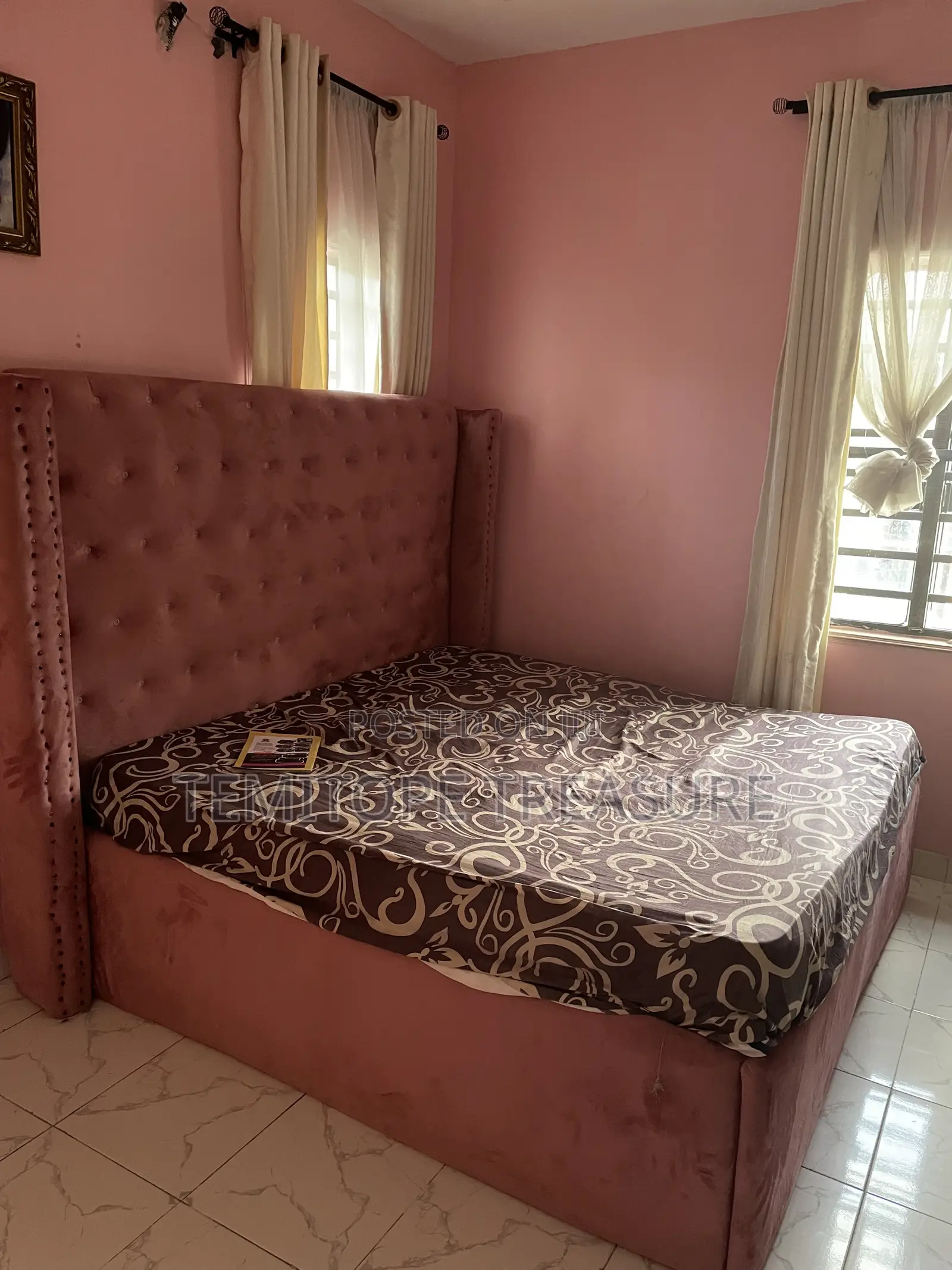 Bed Frame and Bed