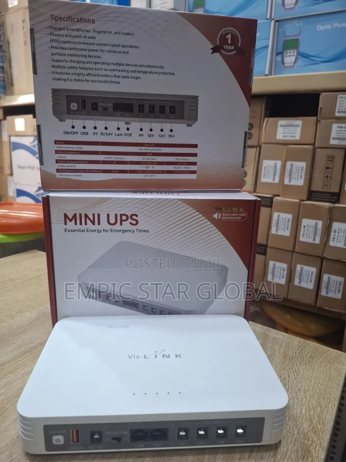20000mah Mini UPS Power Bank for Router