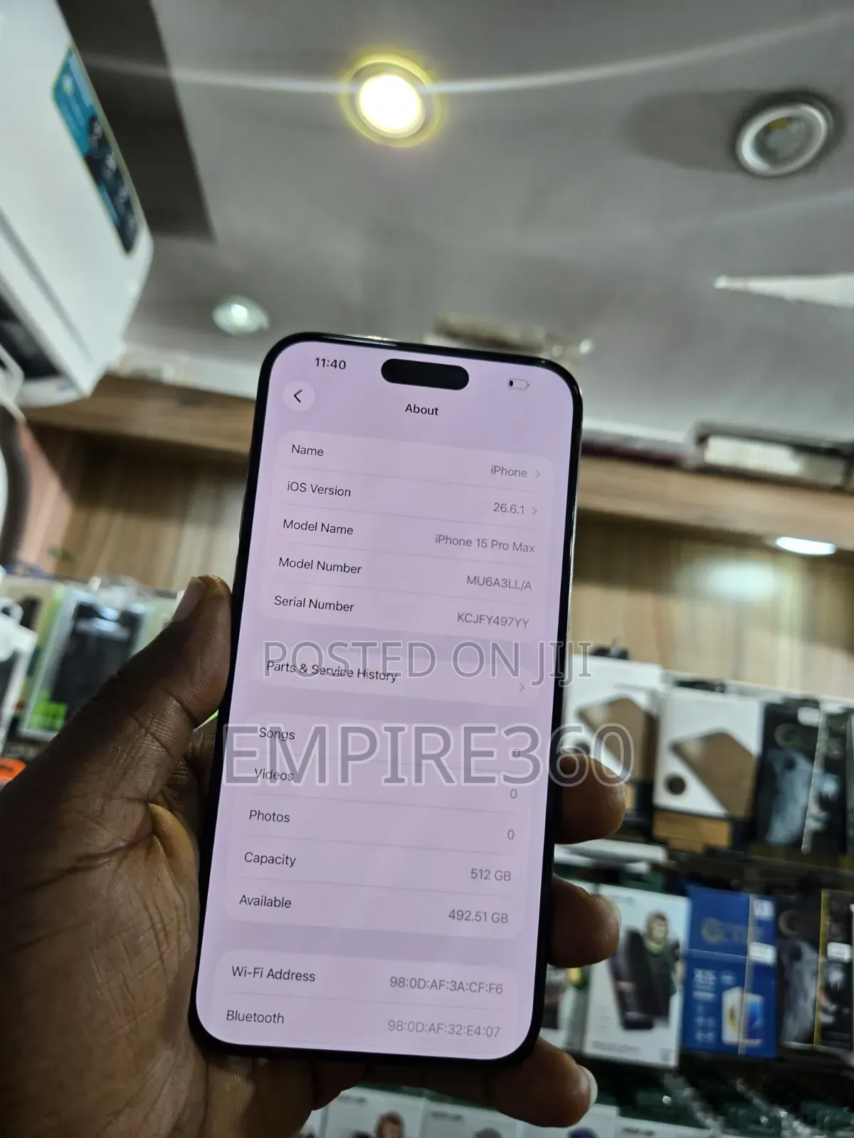 Apple iPhone 16 Pro Max 256 GB White