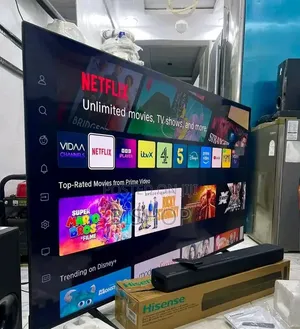 43inch Hisense QLED Smart TV Frameless UHD 4k Ultra HD Direct UK