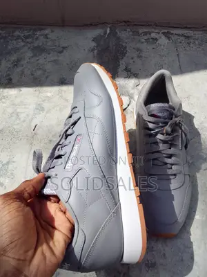 Reebok Ash Grey Sneakers – Original Unisex Shoes