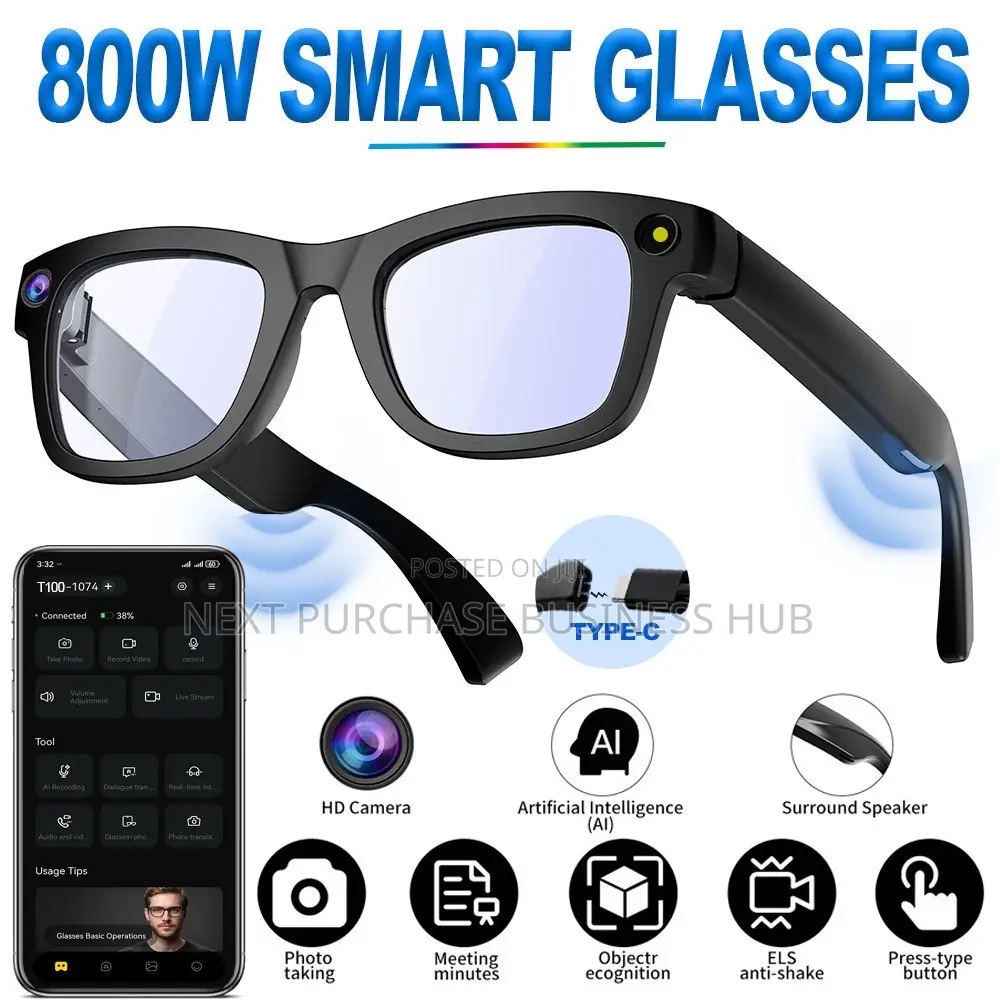 E09 Ray-Ban Meta Ai Smart Glasses With Camera 800w