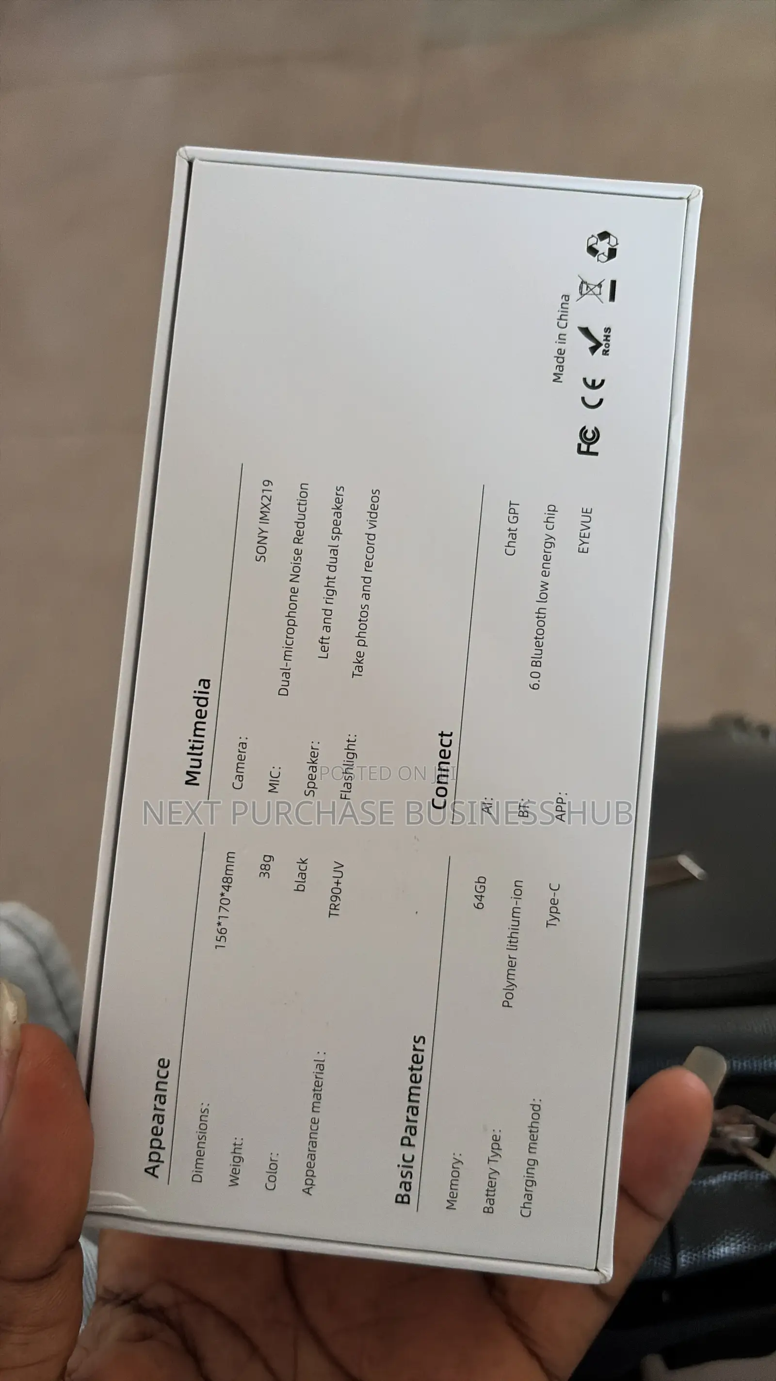 E09 Ray-Ban Meta Ai Smart Glasses With Camera 800w