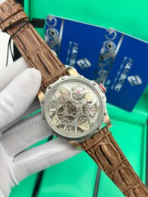 Hansboro Wristwatches in Leather Strap