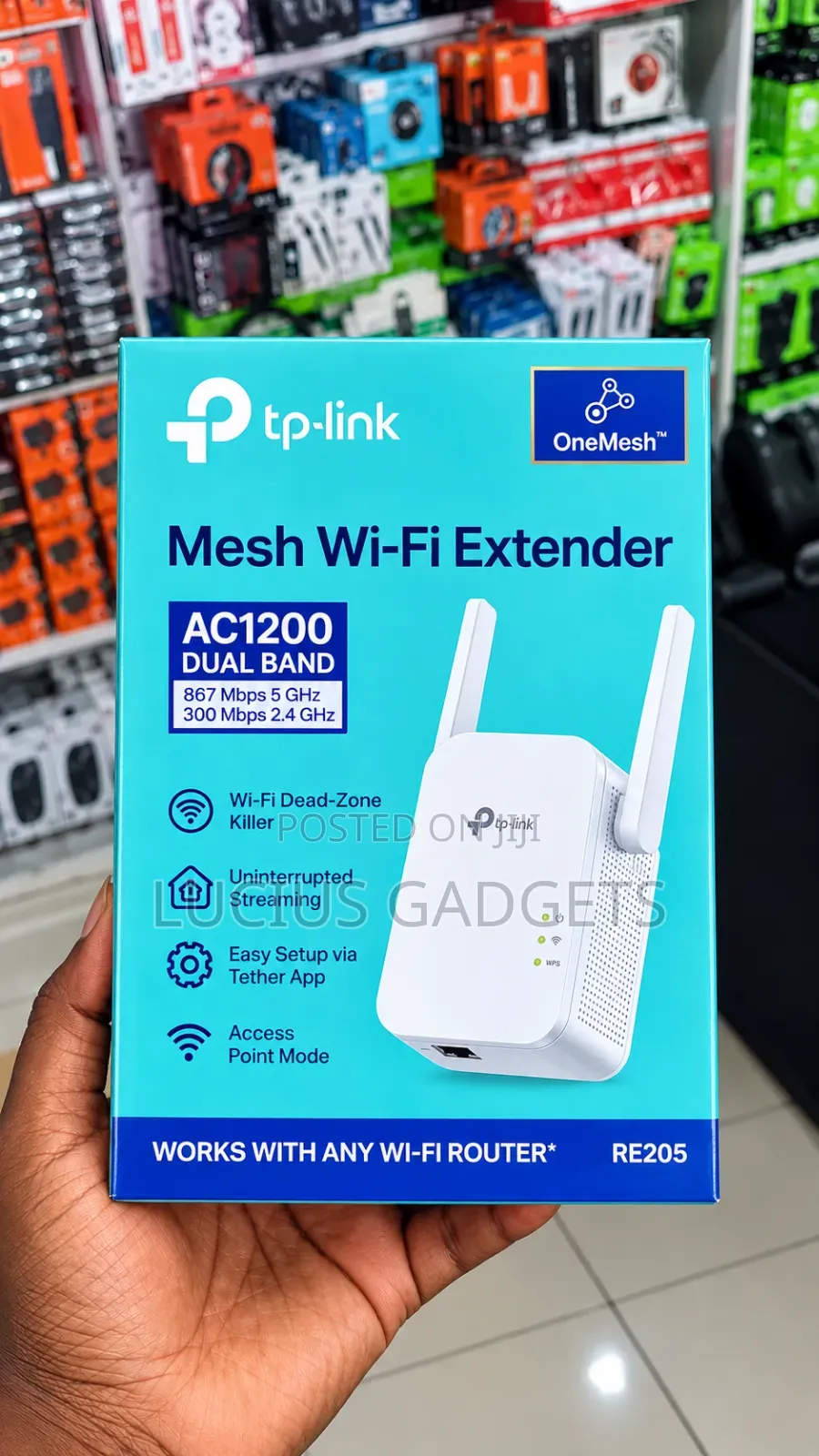 TP Link Wifi Extender AC 1200