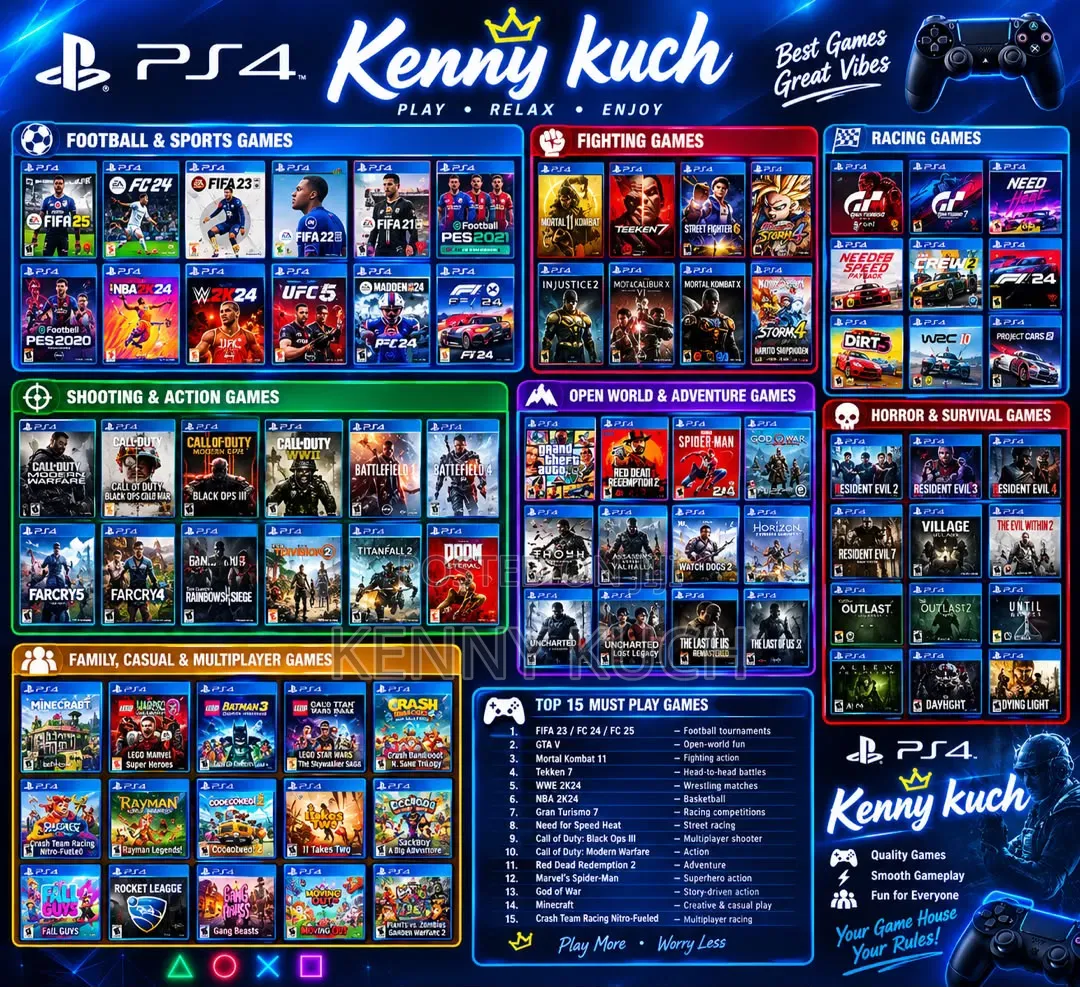 PS4 Games and Ps3 Games