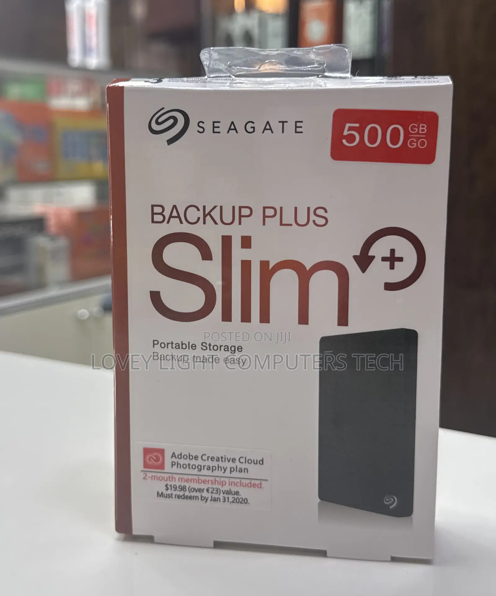 500GB Seagate Backup Plus Slim