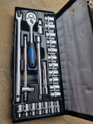 1/2-Inch Drive Imperial Socket Wrench and Tool Set