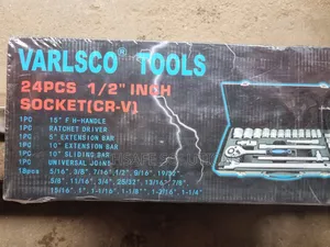 1/2-Inch Drive Imperial Socket Wrench and Tool Set