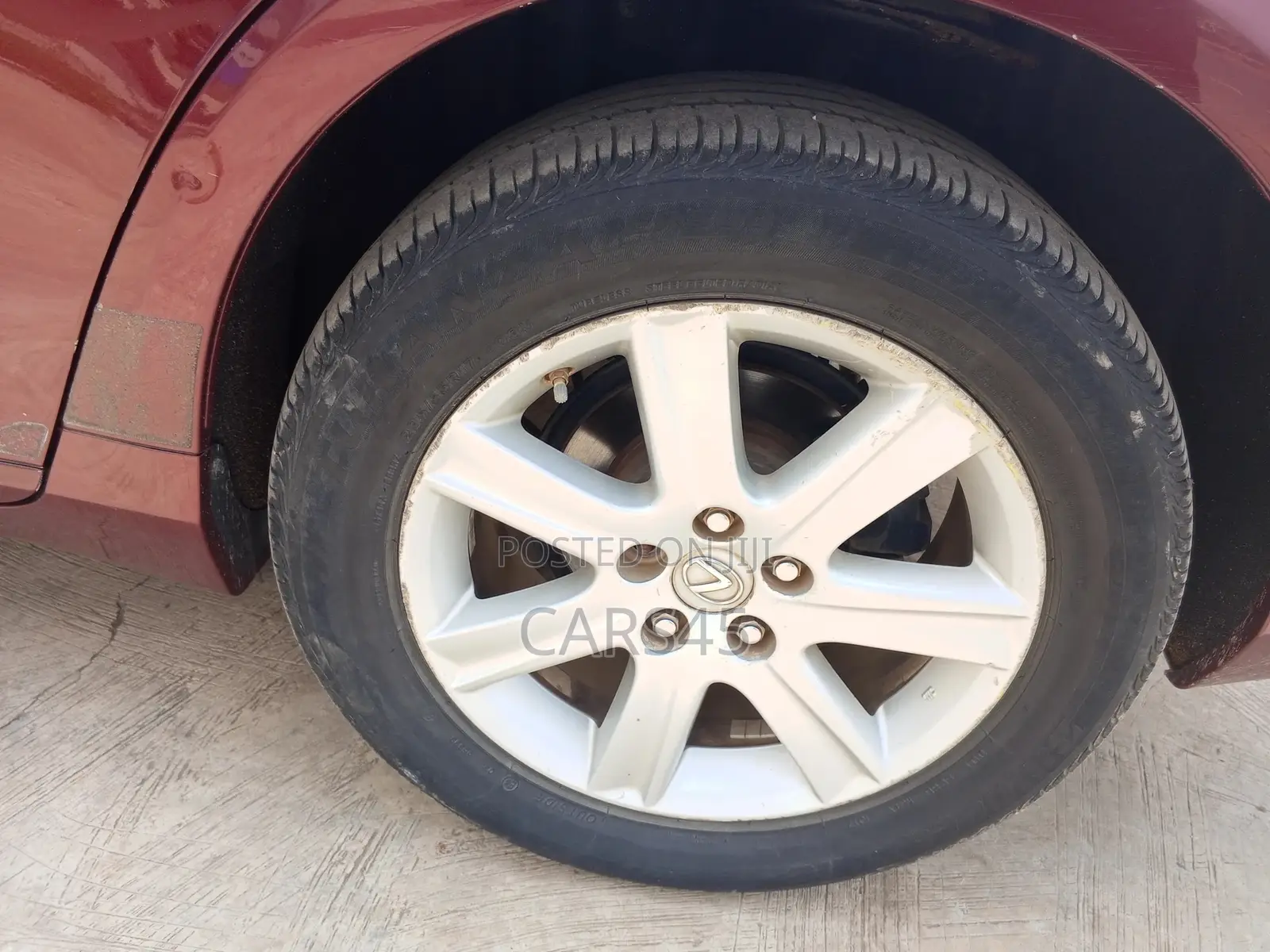 Lexus ES 2009 Red