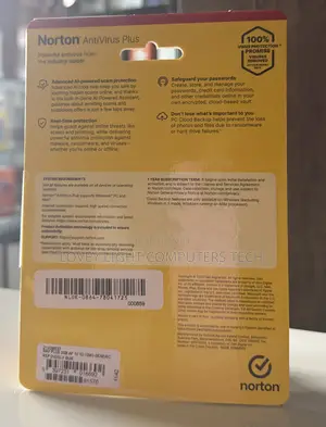 1 Device Norton Antivirus Plus