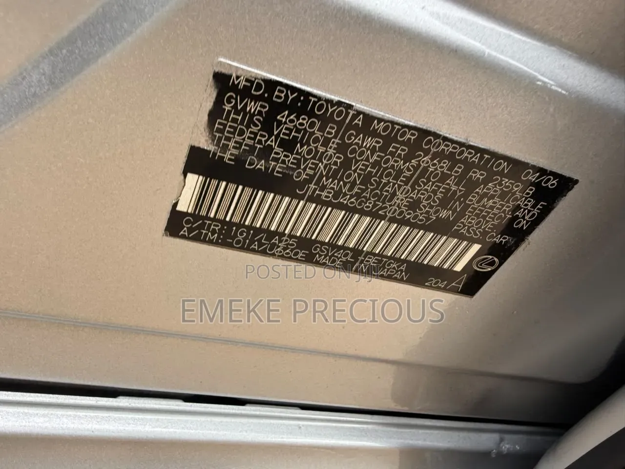 Lexus ES 350 2009 Silver