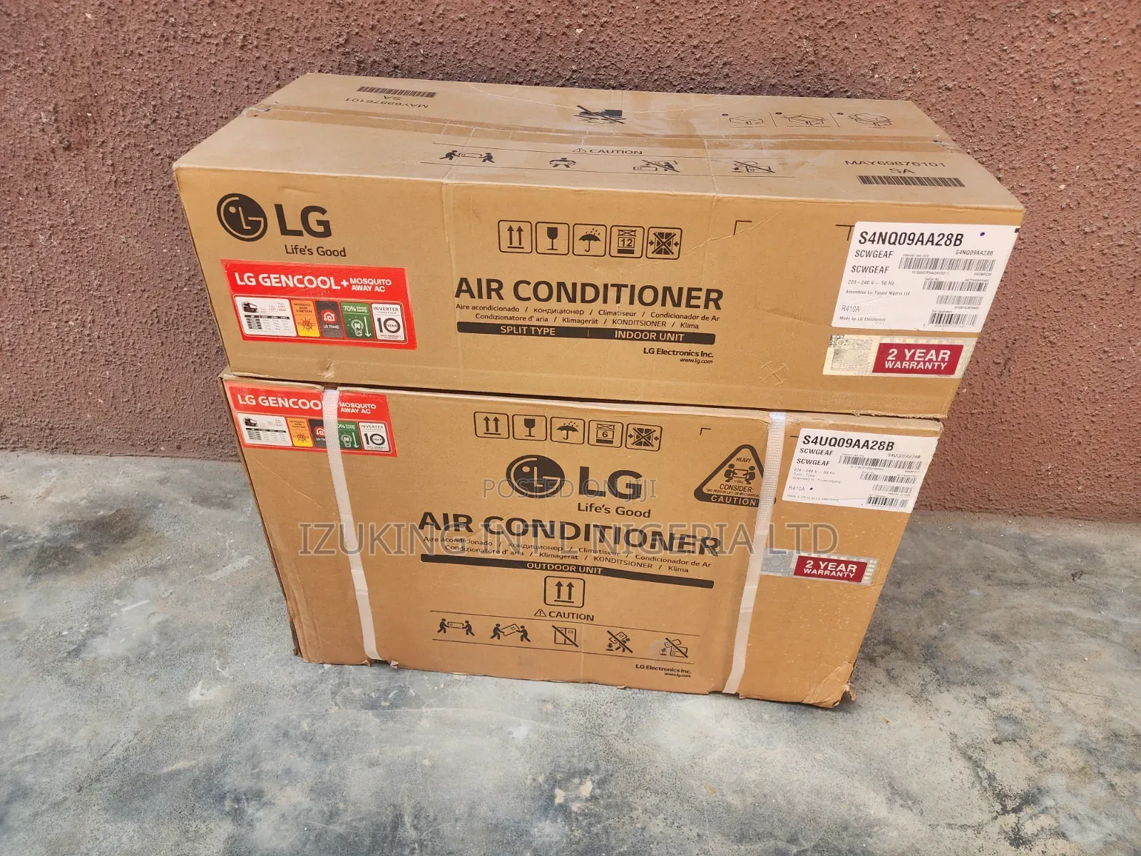LG 2.5hp Inverter Gencool Split Copper Air Conditioner