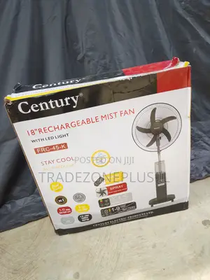 18 Inch Century Mist Breeze Fan With LED Light