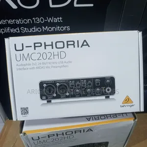Original Professional Behringer Studio Soundcard U-Phoria Umc202HD