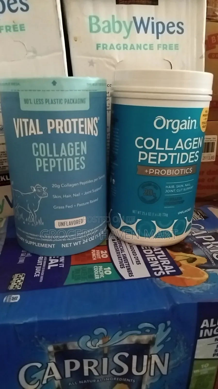 Orgain Collagen Peptides +Probiotics, Unflavored 726g