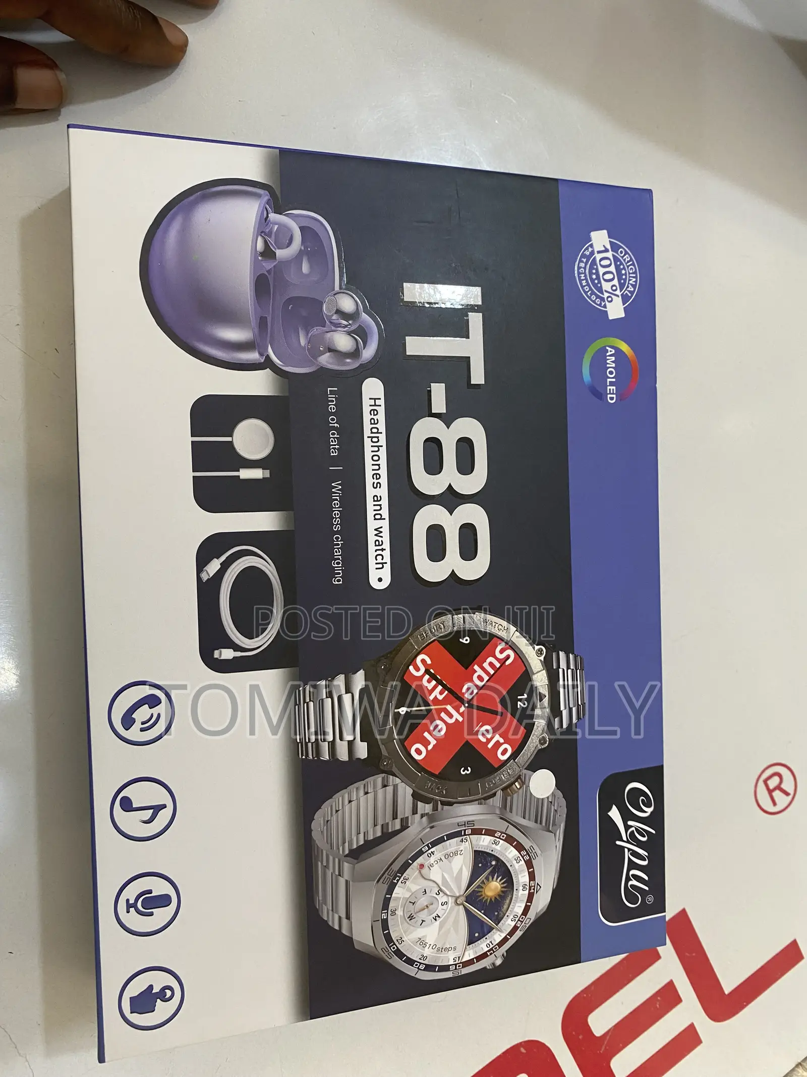 Earbuds and Smartwatch