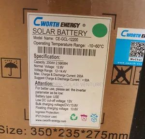 200ah 12volt Cworth Energy Lithium Ion Batteries