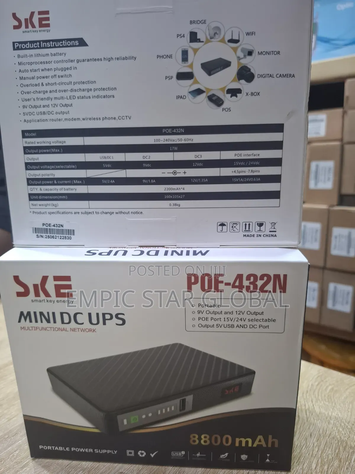 8800Mah SKE Mini UPS Power Bank