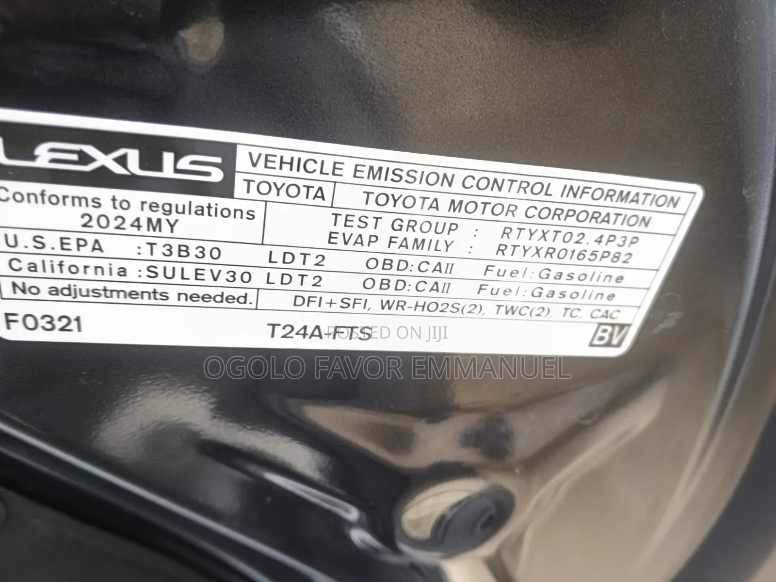 Lexus RX 350 2024 Black