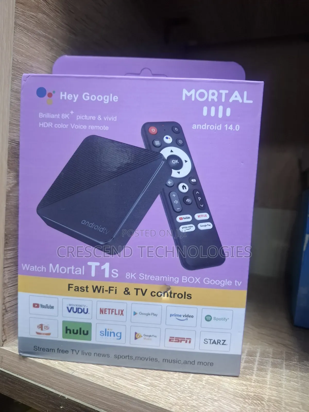 Google TV Mortal T1S Android 14 (TV Box)