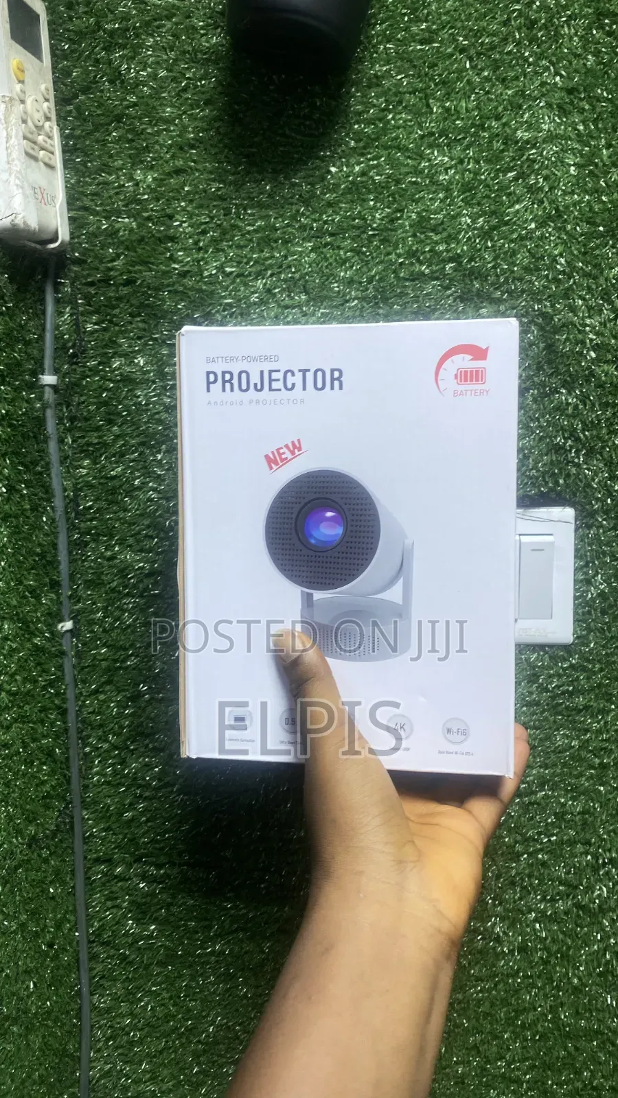 HY300 Pro Max Smart Rechargeable Android Projector