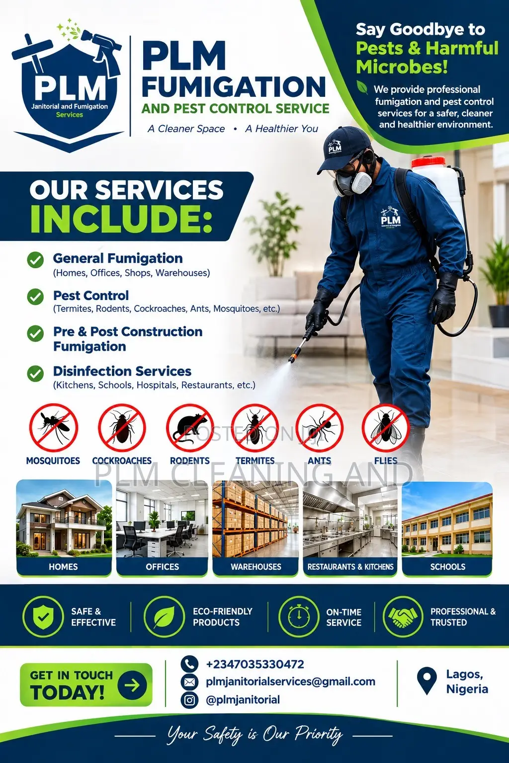 PLM Fumigation and Janitorial Services