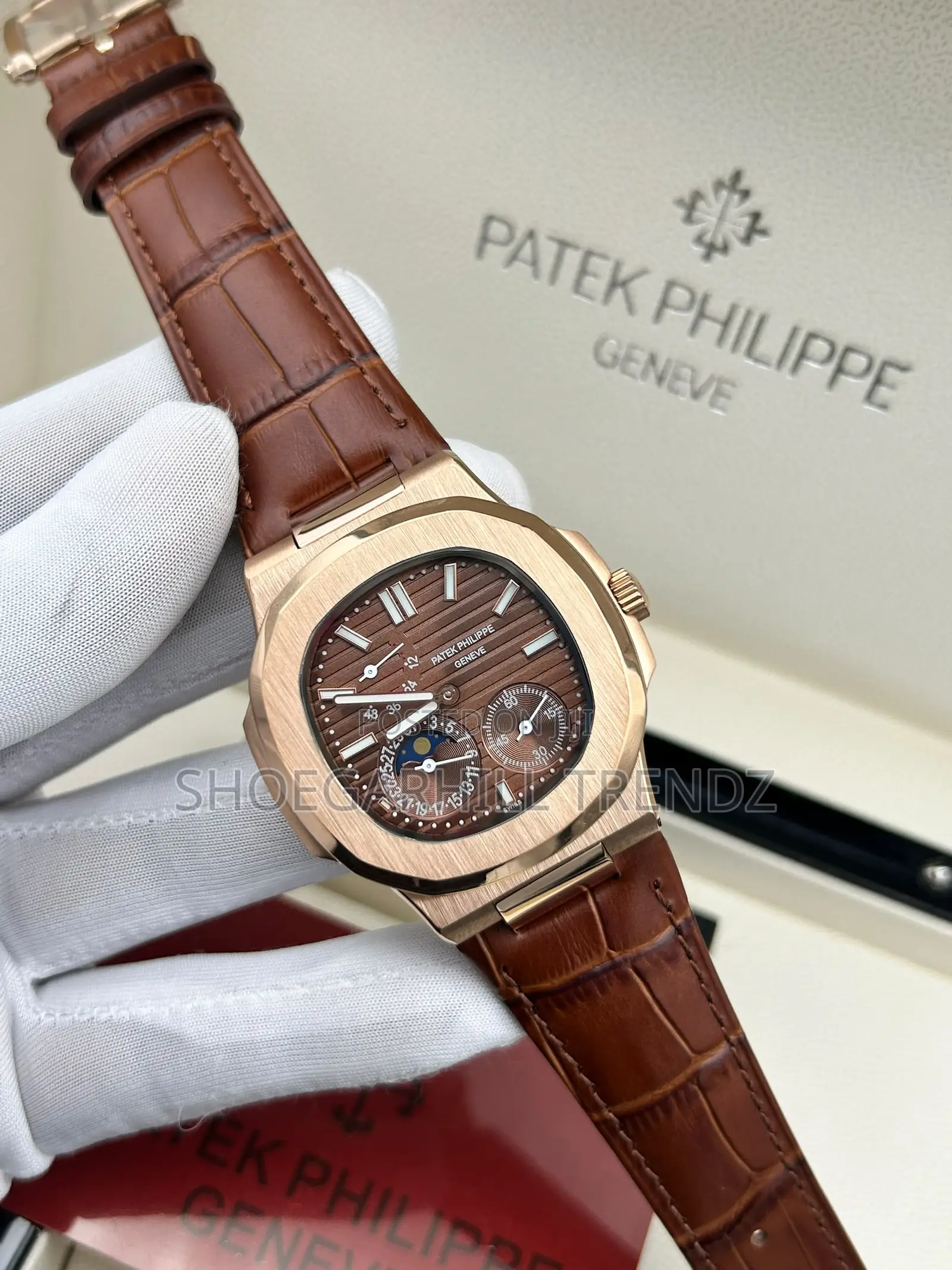 Patek Philippe Watch Sillicon and Chain Strap