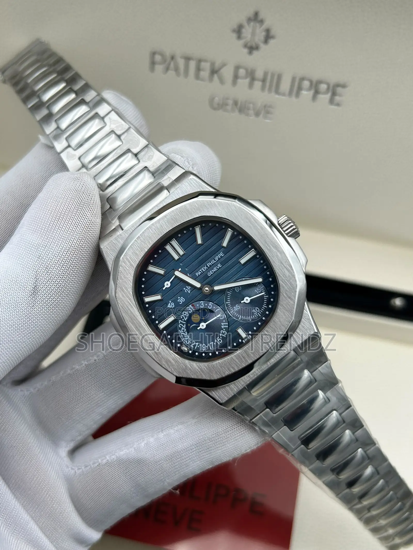 Patek Philippe Watch Sillicon and Chain Strap