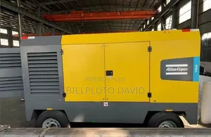 Atlas Copco V900 High-Pressure Mobile Diesel Air Compressor.