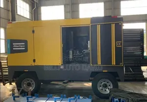 Atlas Copco V900 High-Pressure Mobile Diesel Air Compressor.
