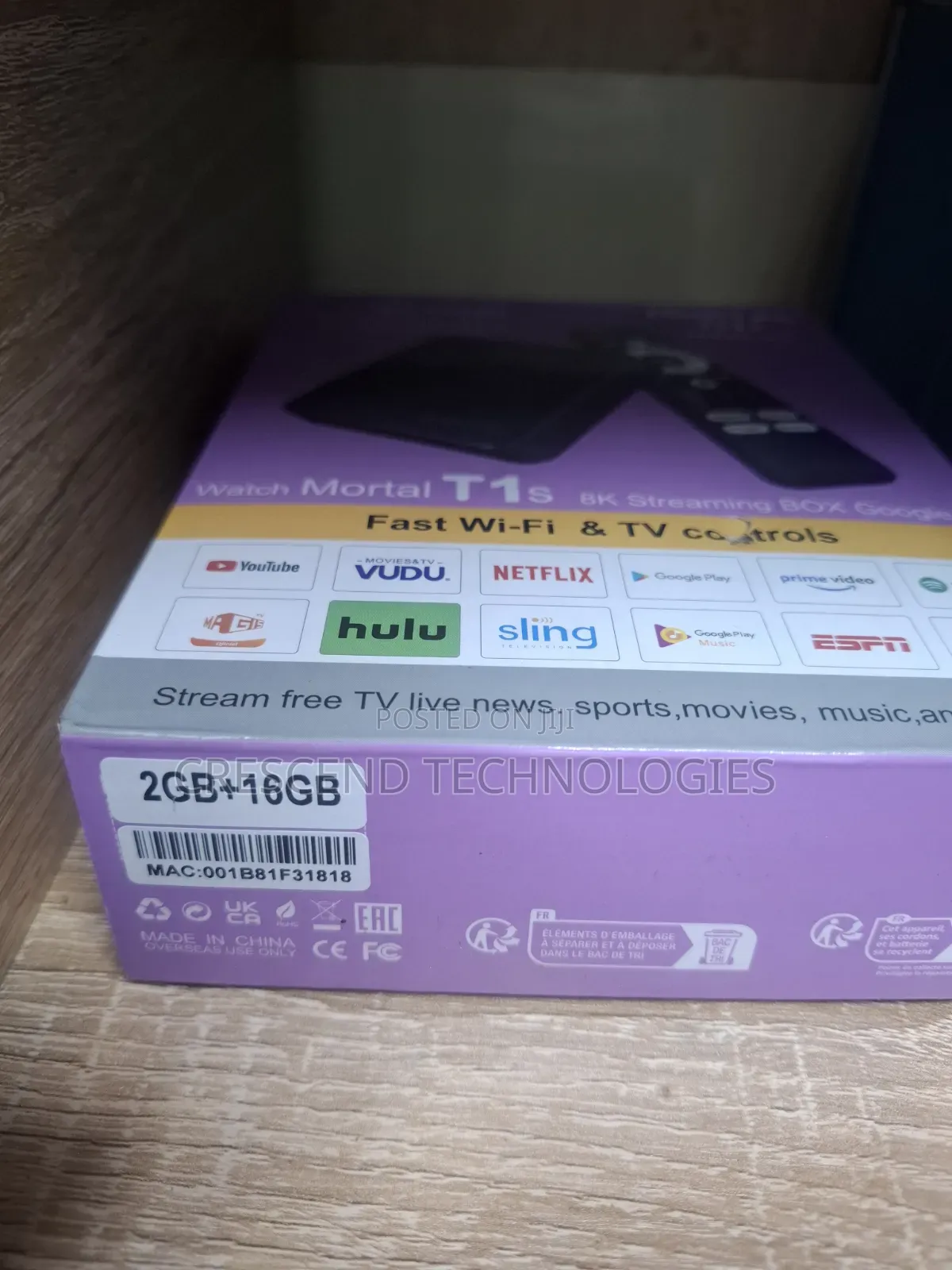 Google TV Mortal T1S Android 14 (TV Box)