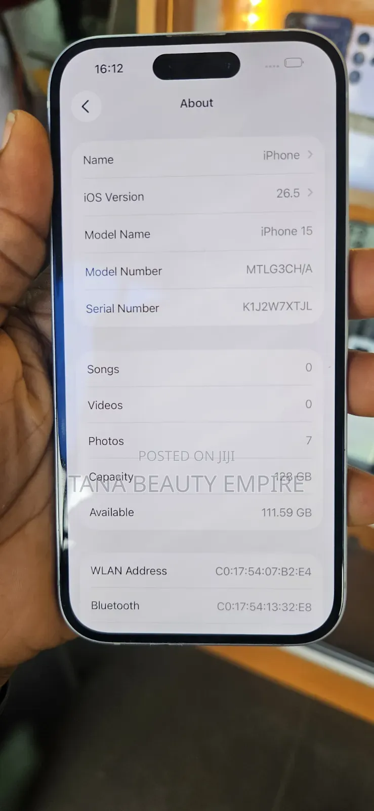 Apple iPhone 15 256 GB White