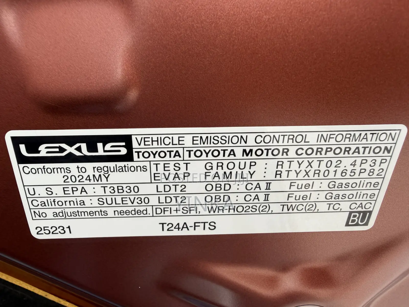 Lexus RX 350 Luxury 2024 Brown