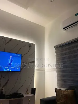 Luxury Marble TV Wall Unit + Floating Console & LED