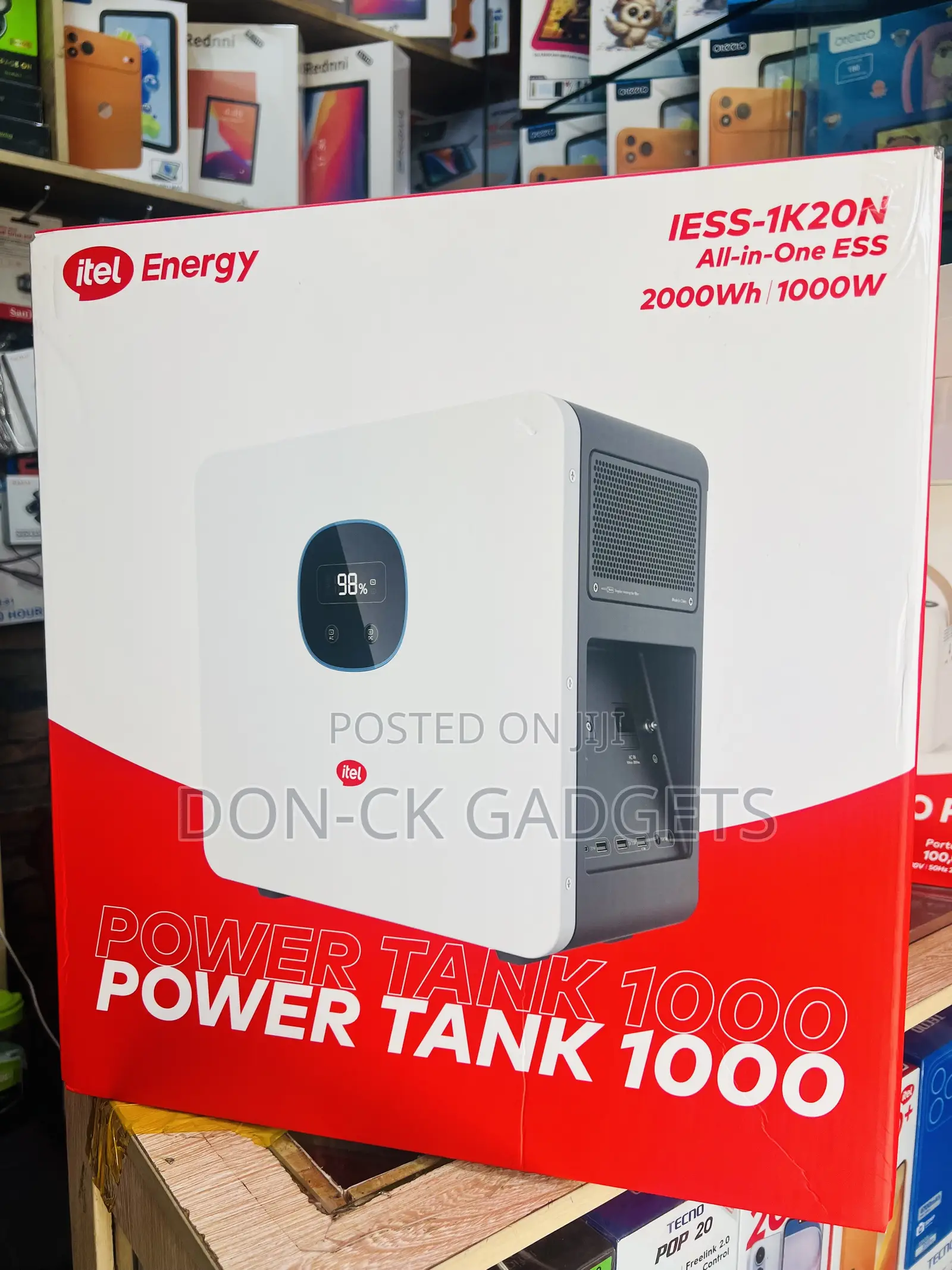 Itel Potable Power Tank 1000w/2000wh