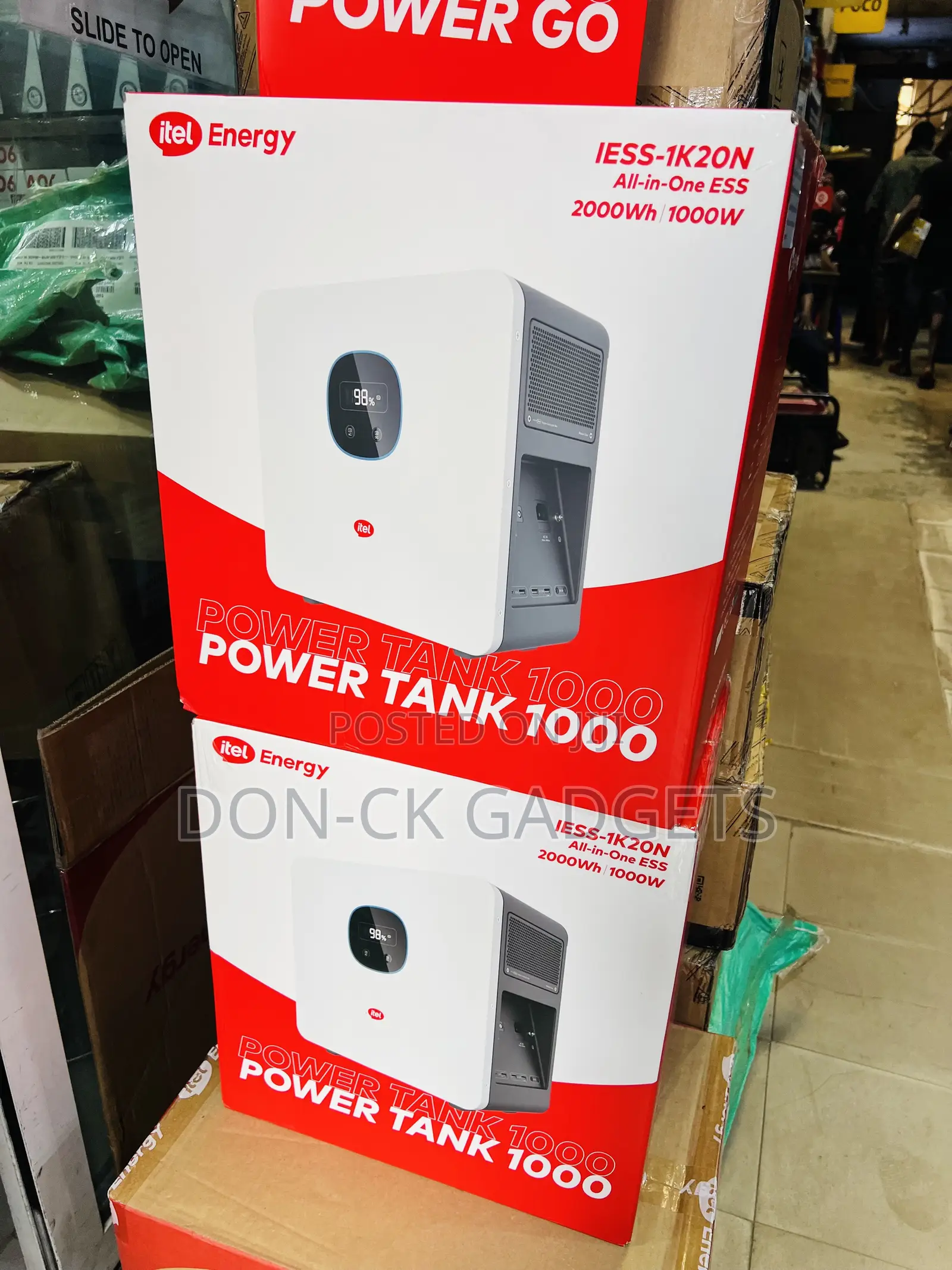 Itel Potable Power Tank 1000w/2000wh