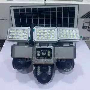 V380 Pro 3-Lens Solar-Powered PTZ Security Camera