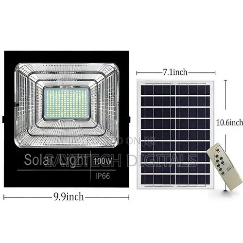 100W Solar Flood Light