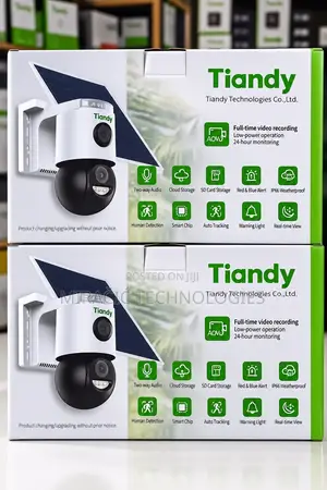Tiandy 4G 2 Lens Solar CCTV Camera